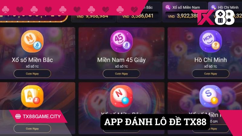 App đánh lô đề giúp giao dịch cược dễ dàng hơn